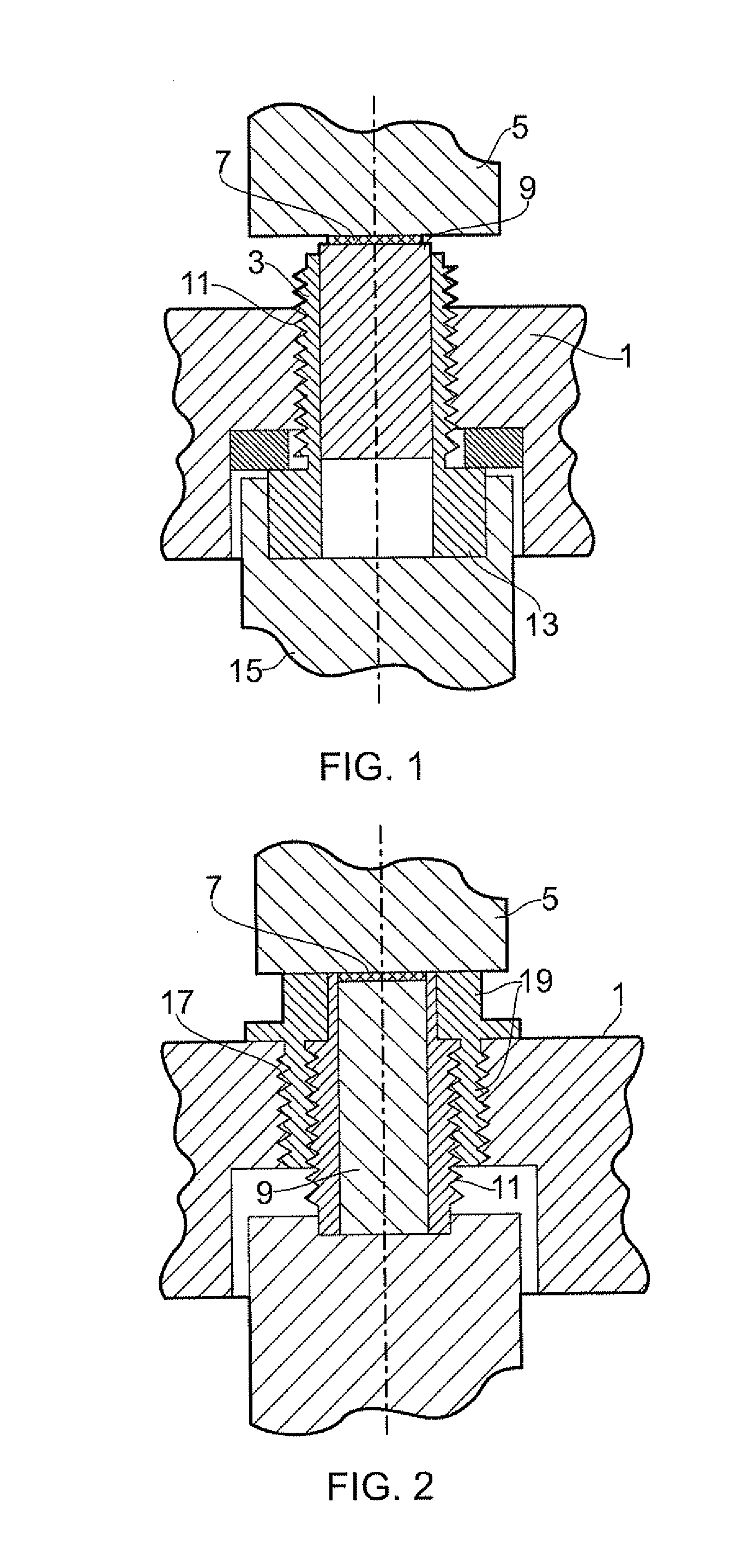 Adhesive fastening elements for holding a workpiece and methods of de-bonding a workpiece from an adhesive fastening element