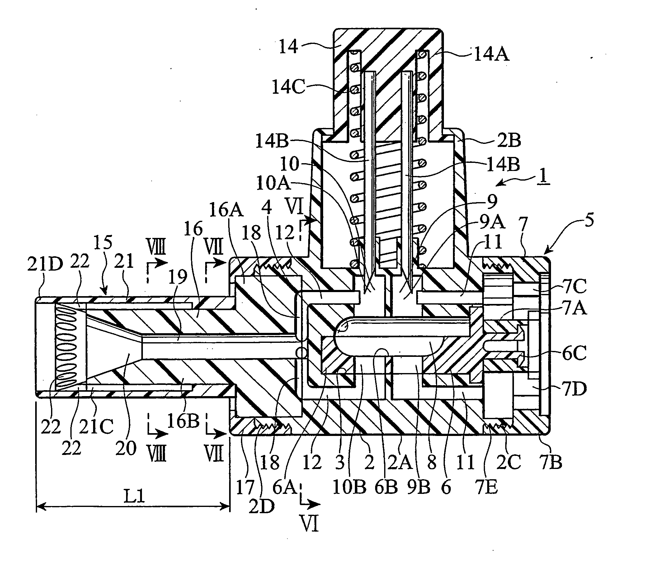 Inhalation type medication apparatus