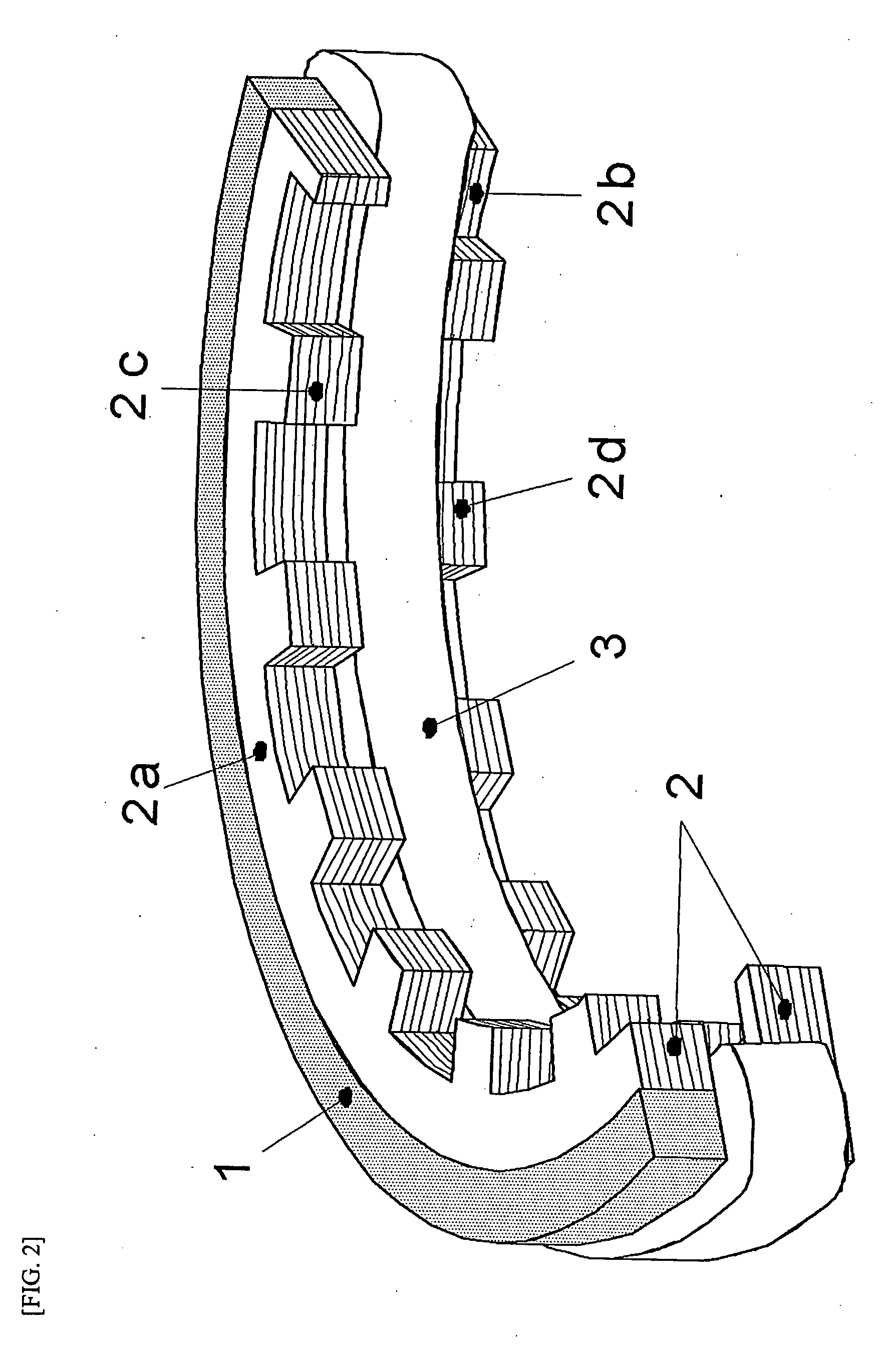 Inner rotor type permanent magnet excited transverse flux motor