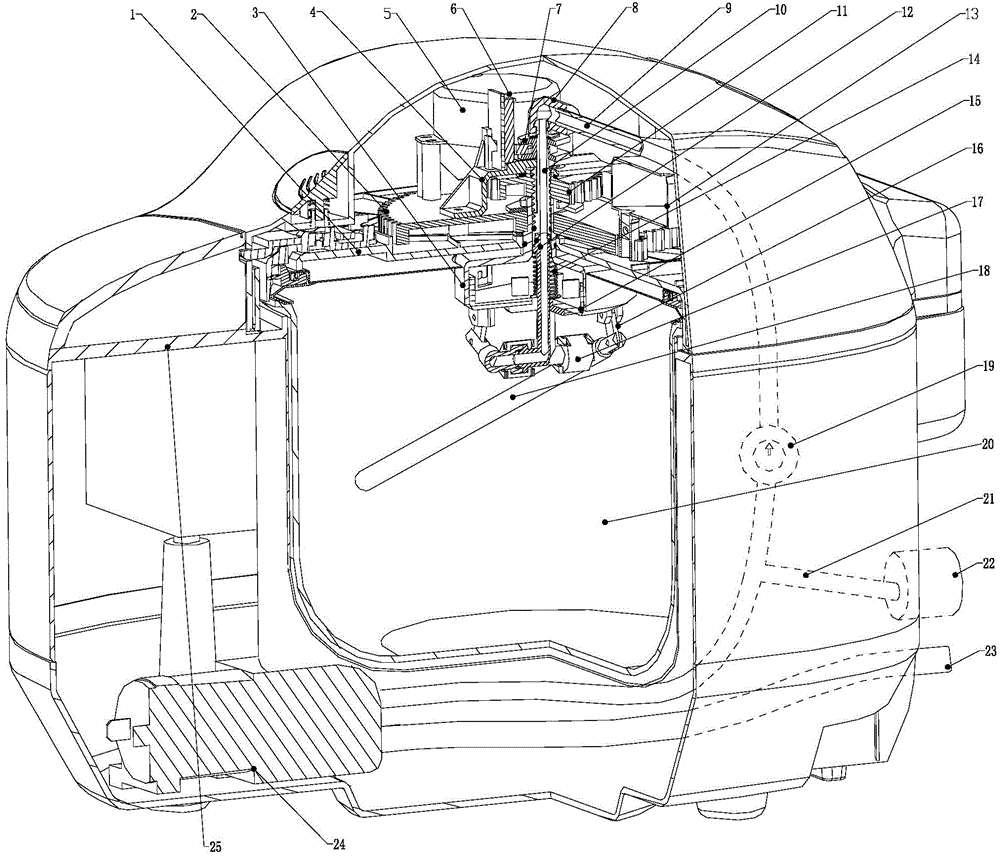 Rice cooker with automatic rice washing device