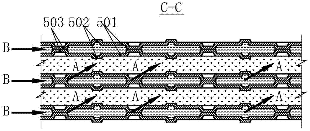 Low temperature coal economizer with straight channel structure