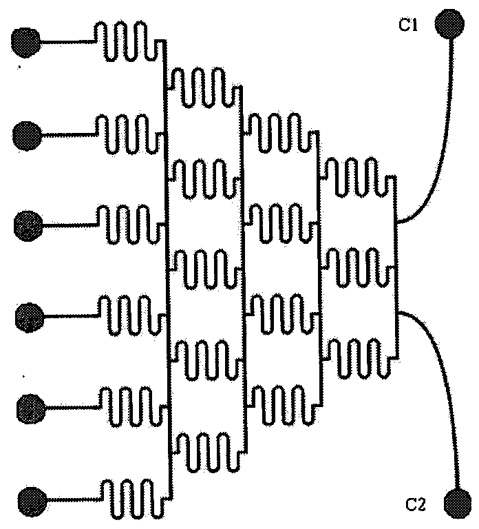 Integrated micro-fluidic chip used for fluorescence detection of enzyme catalysis product and application thereof