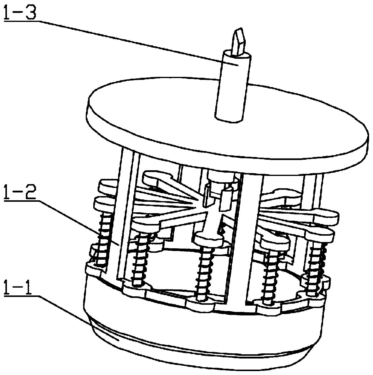 Geological prospecting sampling device