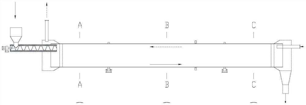 A split-type multi-stage ventilation drum fermentation reactor and fermentation method