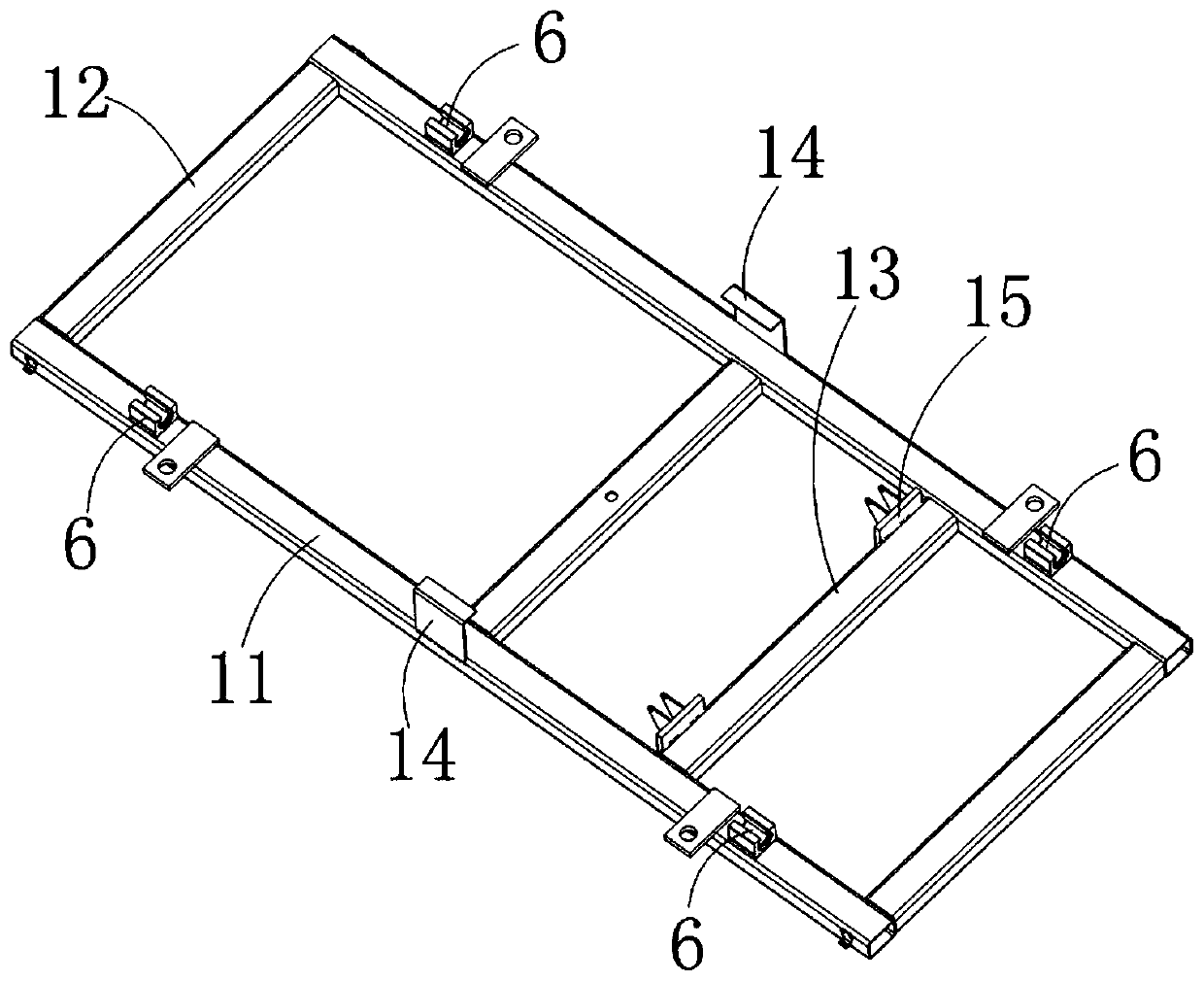 Base structure and transition device