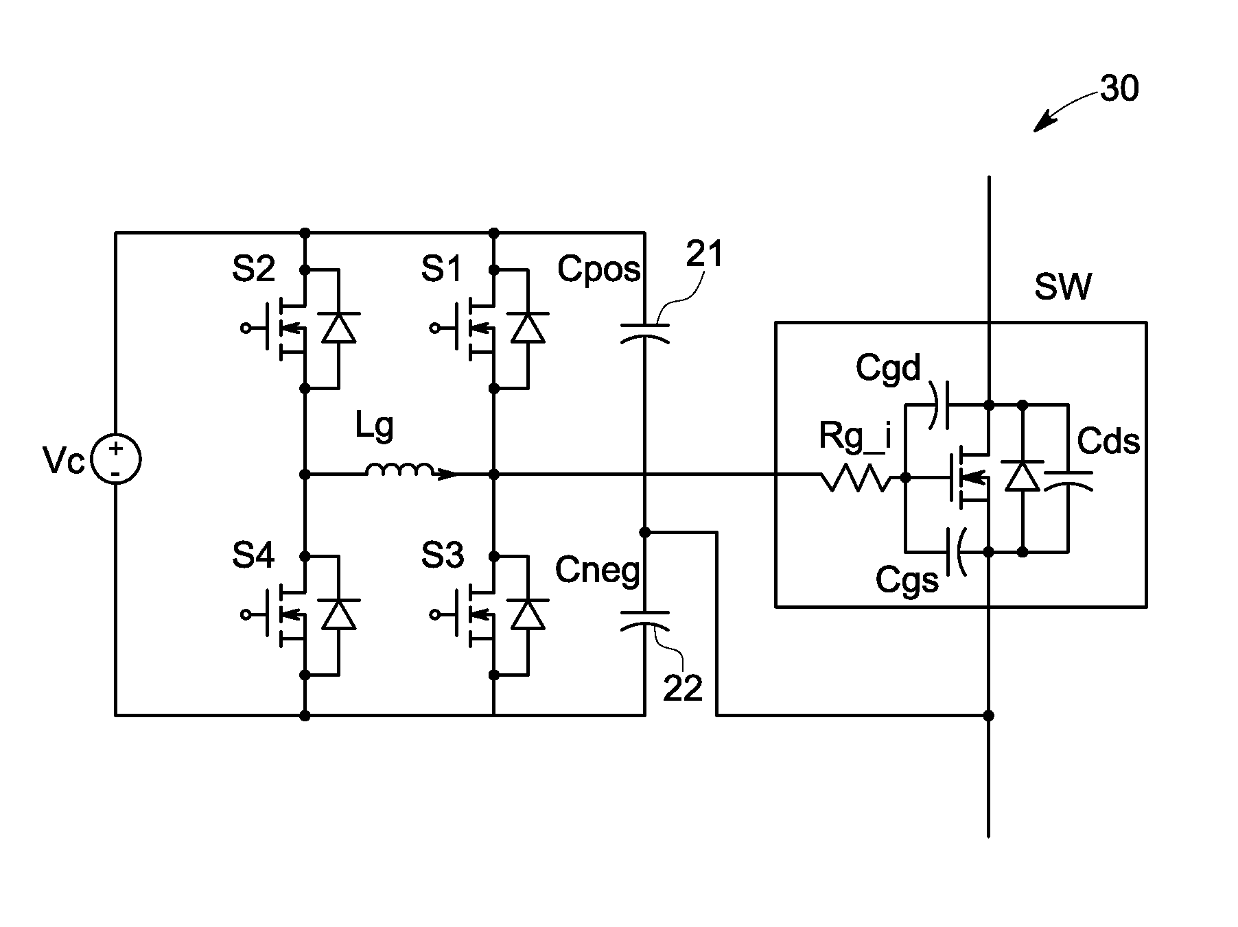 High speed low loss gate drive circuit