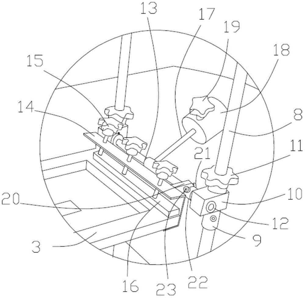 High-efficiency printing device for large component panel