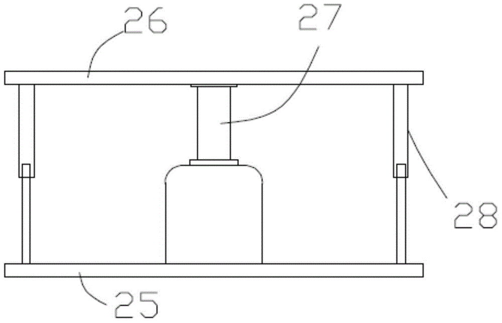 High-efficiency printing device for large component panel