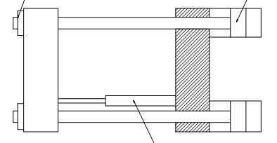 Electric pull rod-adjustable mould clamping mechanism