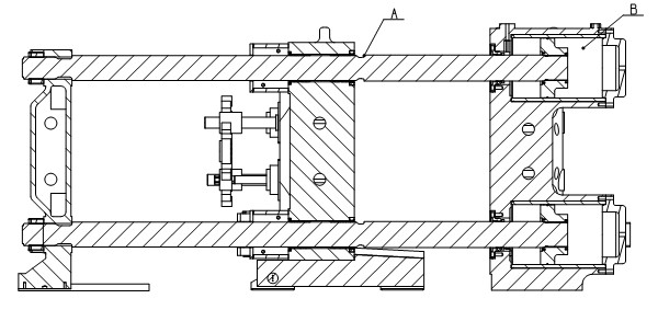 Electric pull rod-adjustable mould clamping mechanism