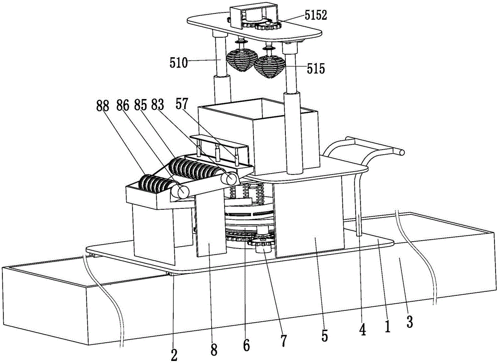 Integrated processing equipment of dry lime powder for breeding silkworms