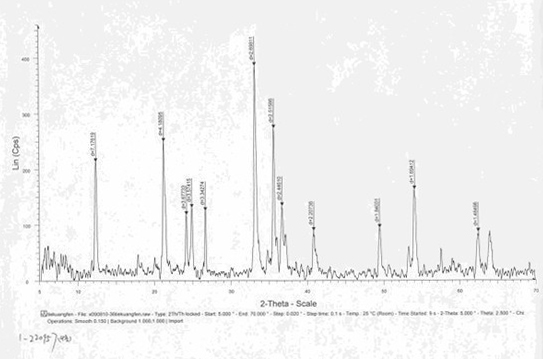 Method for distinguishing iron ore with sintered ore and return ore