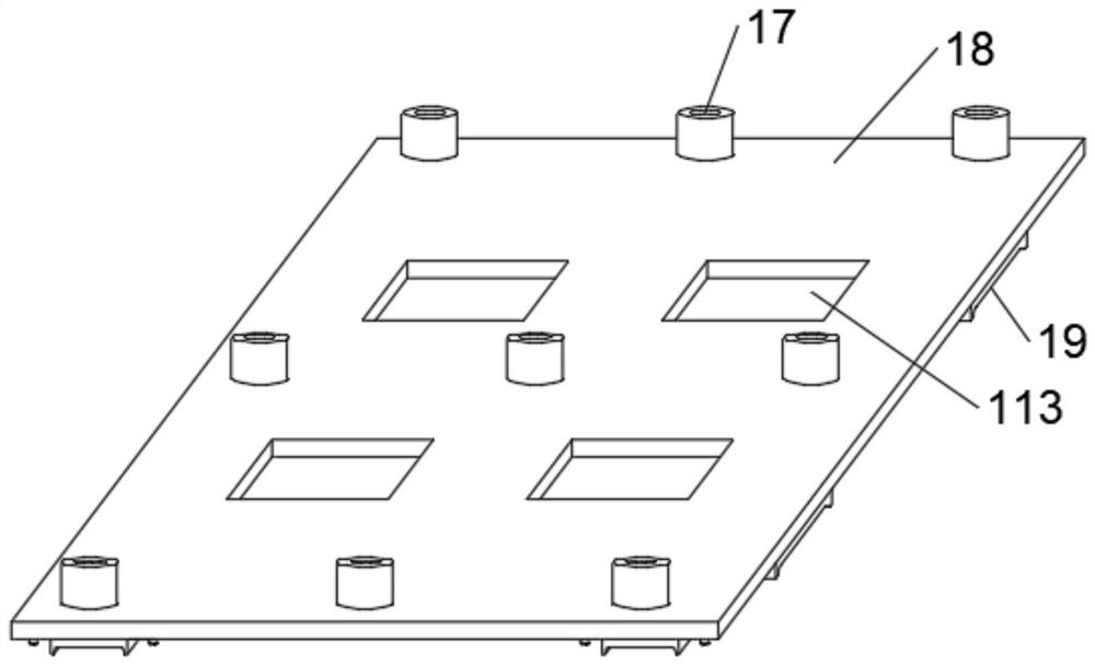 A transfer shelf for storage