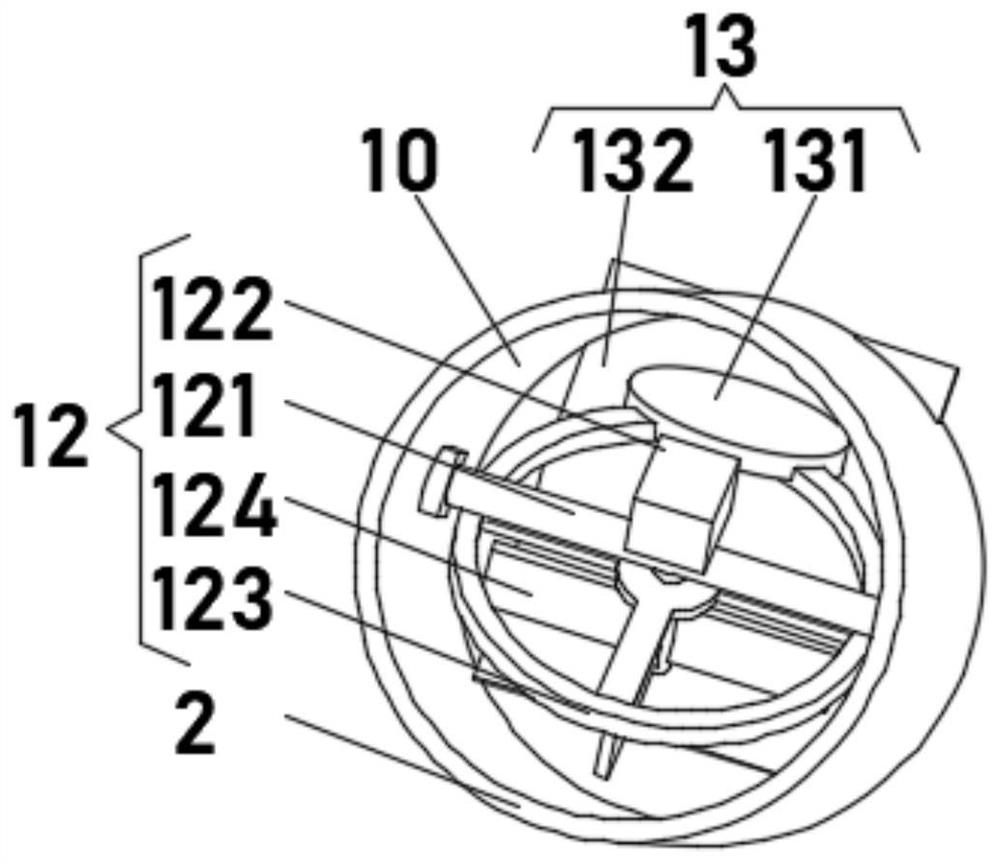 Printing and dyeing airing device