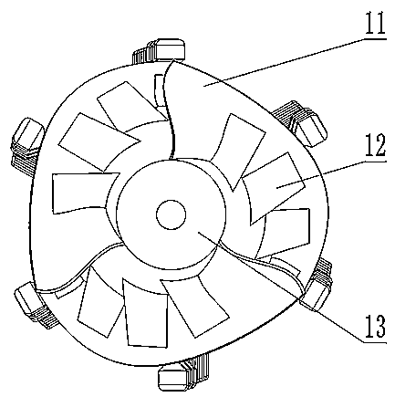 Longitudinal axis flow threshing cylinder for cereal combined harvester