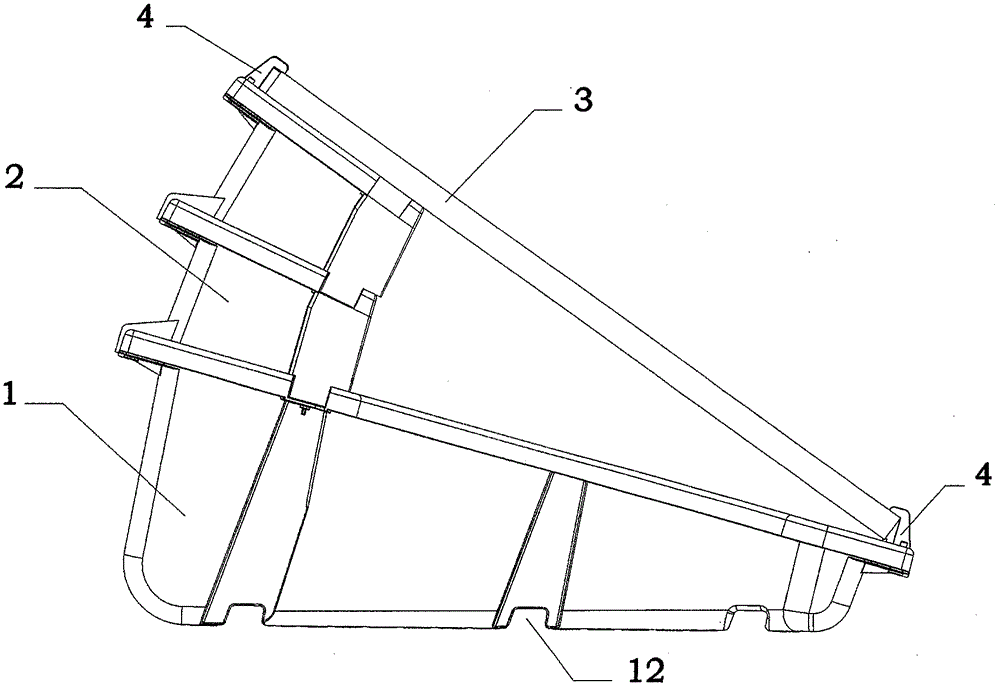 Rooftop photovoltaic power station mounting frame