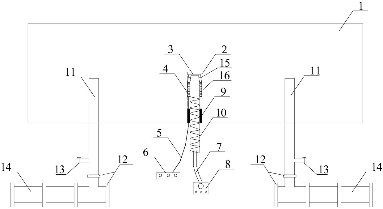 Ultrasonic excitation and hydraulic slotting integrated device, compound intensified gas extraction system and method