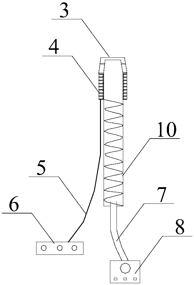 Ultrasonic excitation and hydraulic slotting integrated device, compound intensified gas extraction system and method