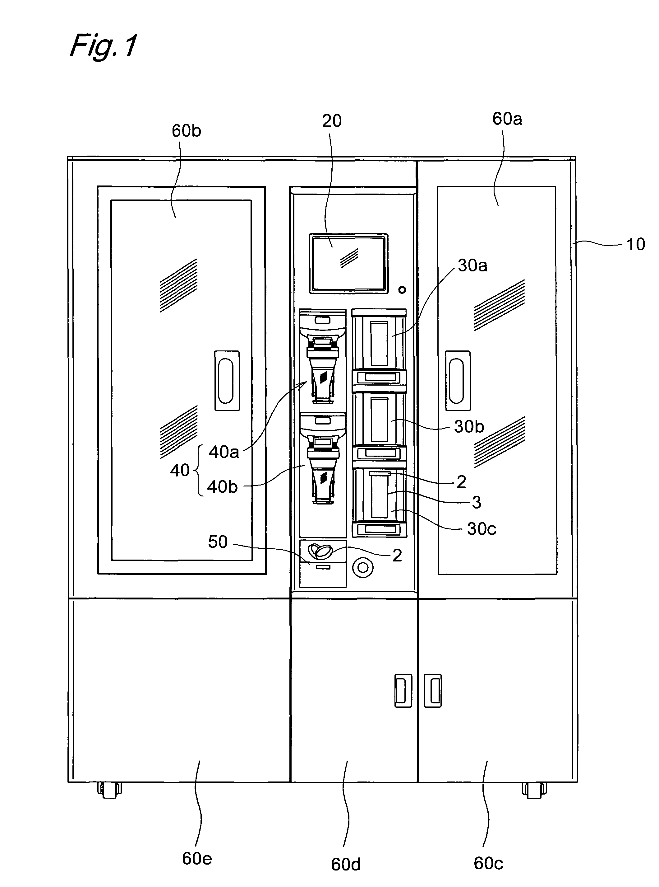 Tablet storage and take-out apparatus