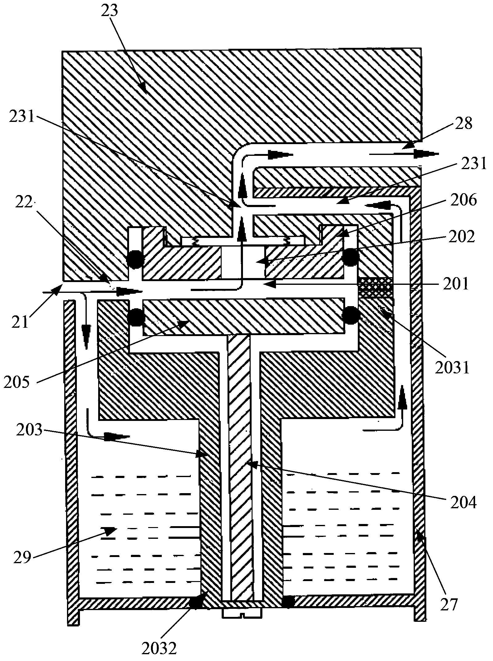 Temperature control valve, control method thereof and medical volatilizer comprising same