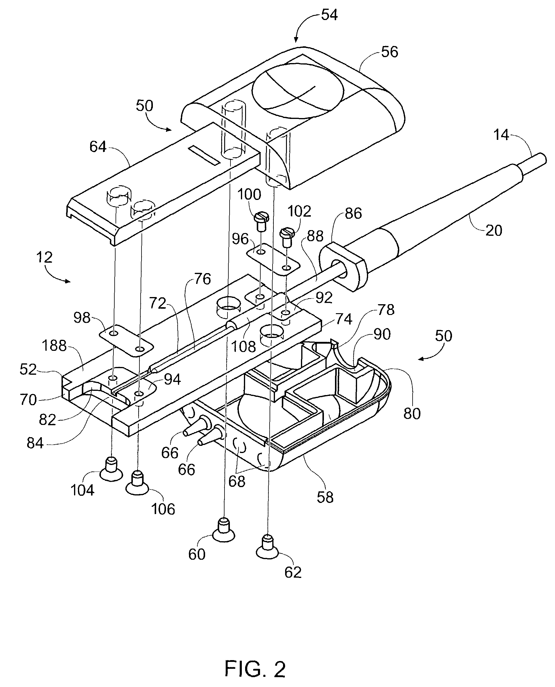 Proximal coupler for optical fibers