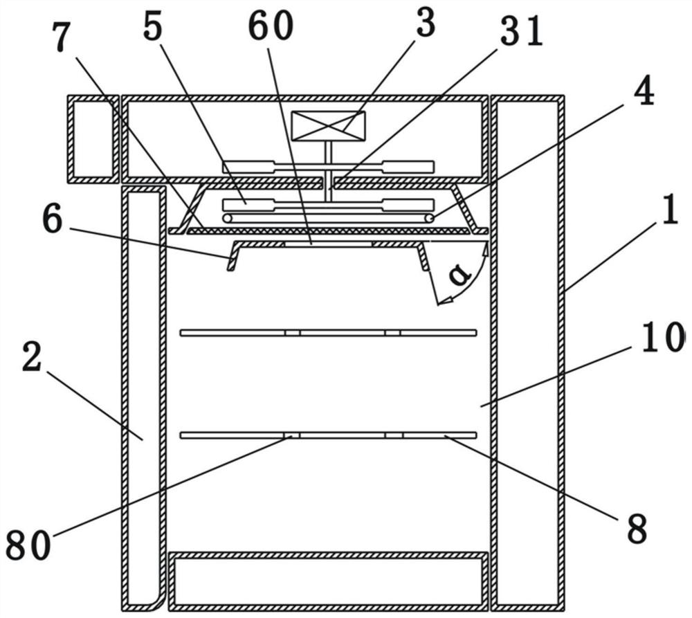 Food processor with good hot air circulation effect