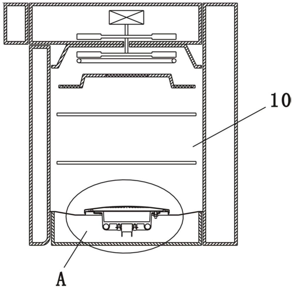 Food processor with good hot air circulation effect