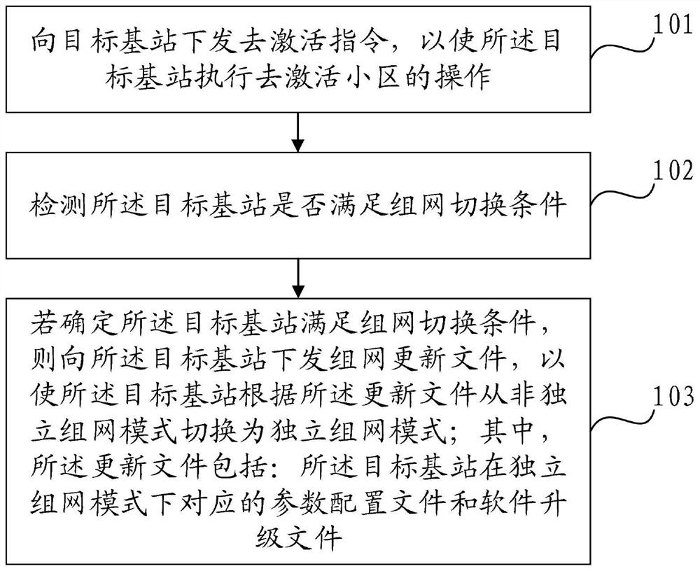 Networking processing method and device