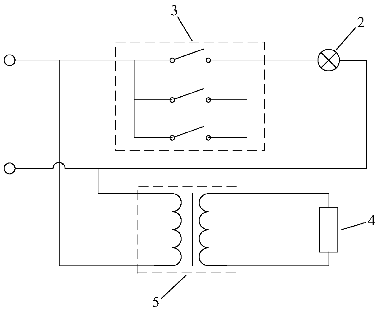 Induction lamp with signal amplification function