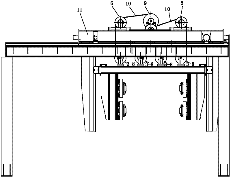 Sorting hanger lifting device