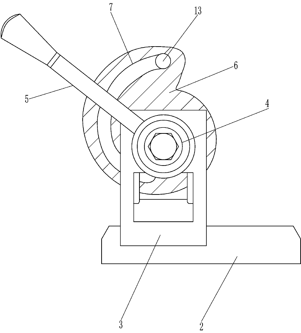 Sorgho stalk section head subsection cutting equipment