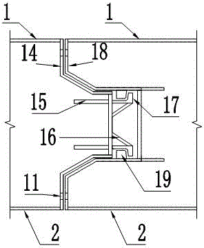 Construction method and cofferdam of double-wall locking steel casing cofferdam without internal support