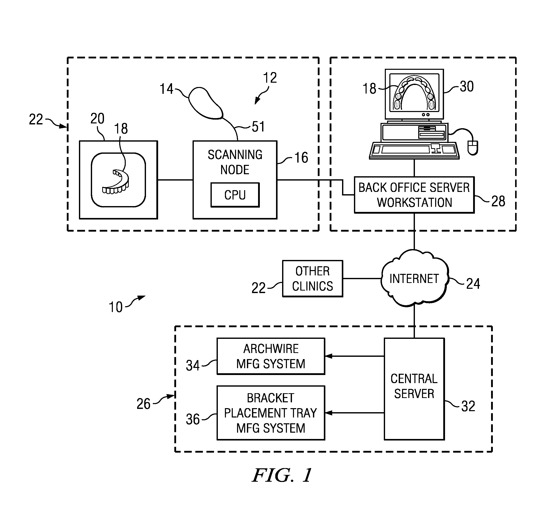 Method and apparatus for digitally evaluating insertion quality of customized orthodontic arch wire