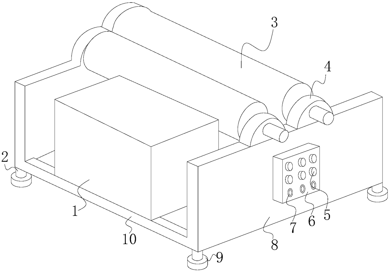 Reeling device for warp knitting machine