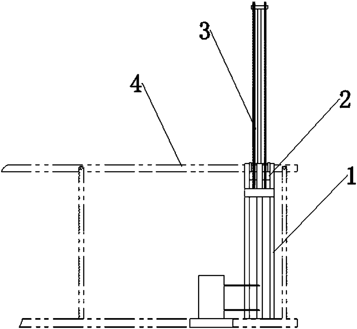 Jacking lifting driving mechanism