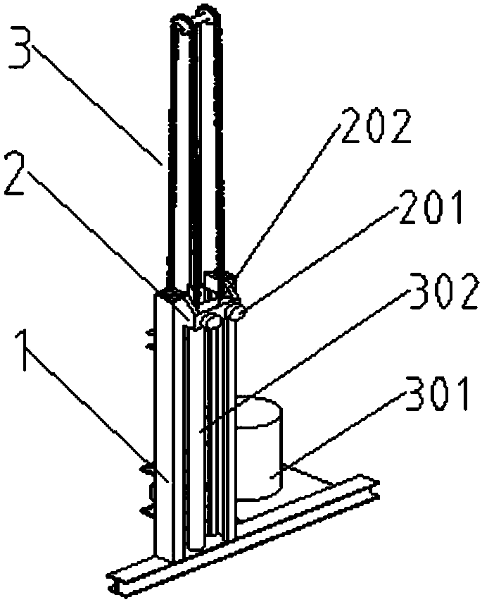 Jacking lifting driving mechanism