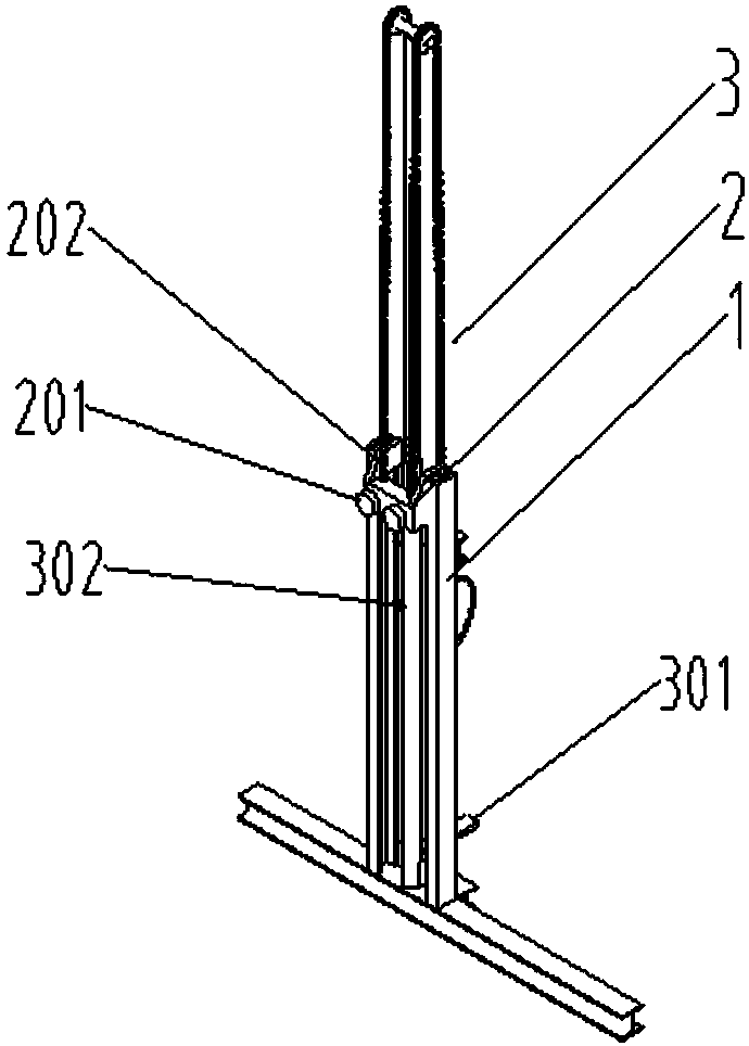 Jacking lifting driving mechanism