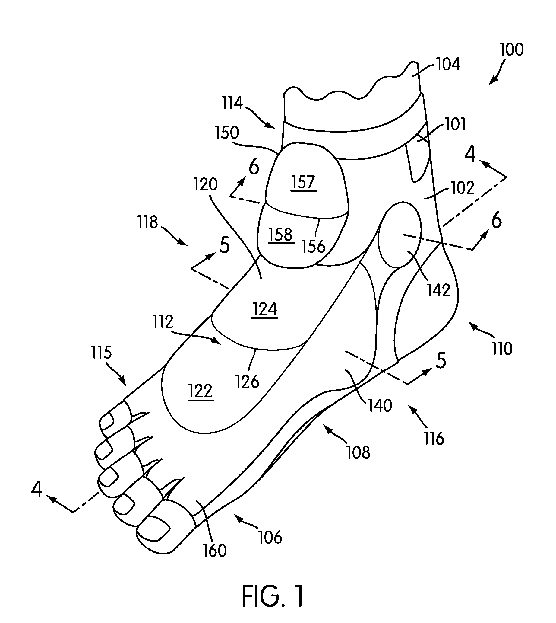 Article of footwear for contact sports