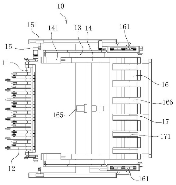 Automated stone plate stacking mechanism