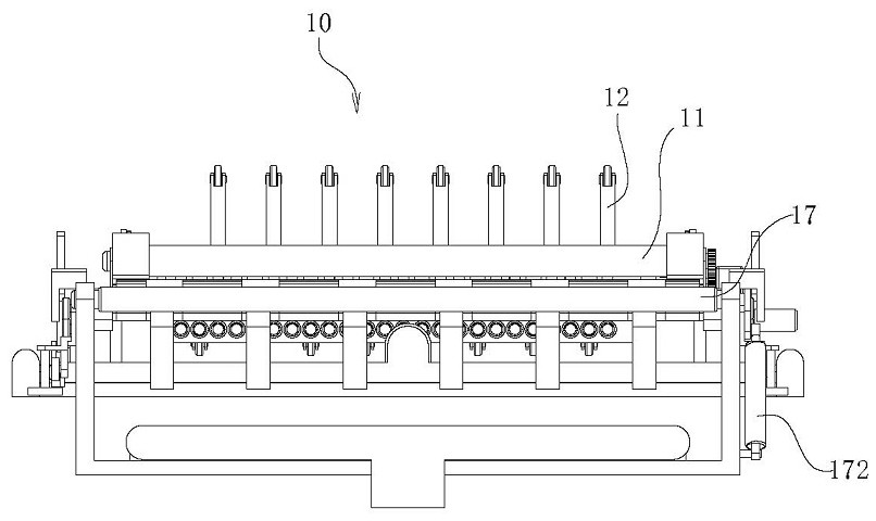 Automated stone plate stacking mechanism