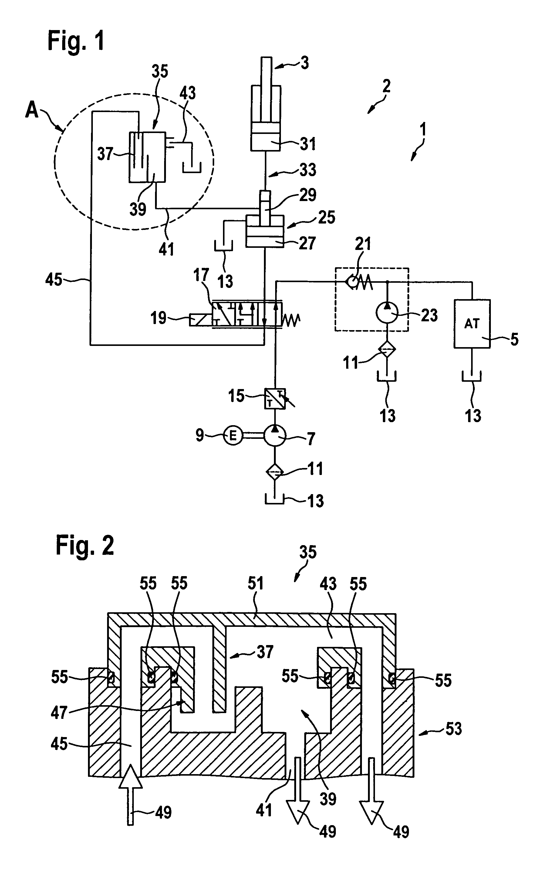 Hydraulic circuit for controlling a hybrid clutch and an automatic transmission of a motor vehicle