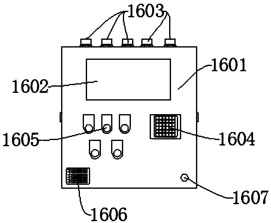 Intelligent temperature control device and method for LED display screen