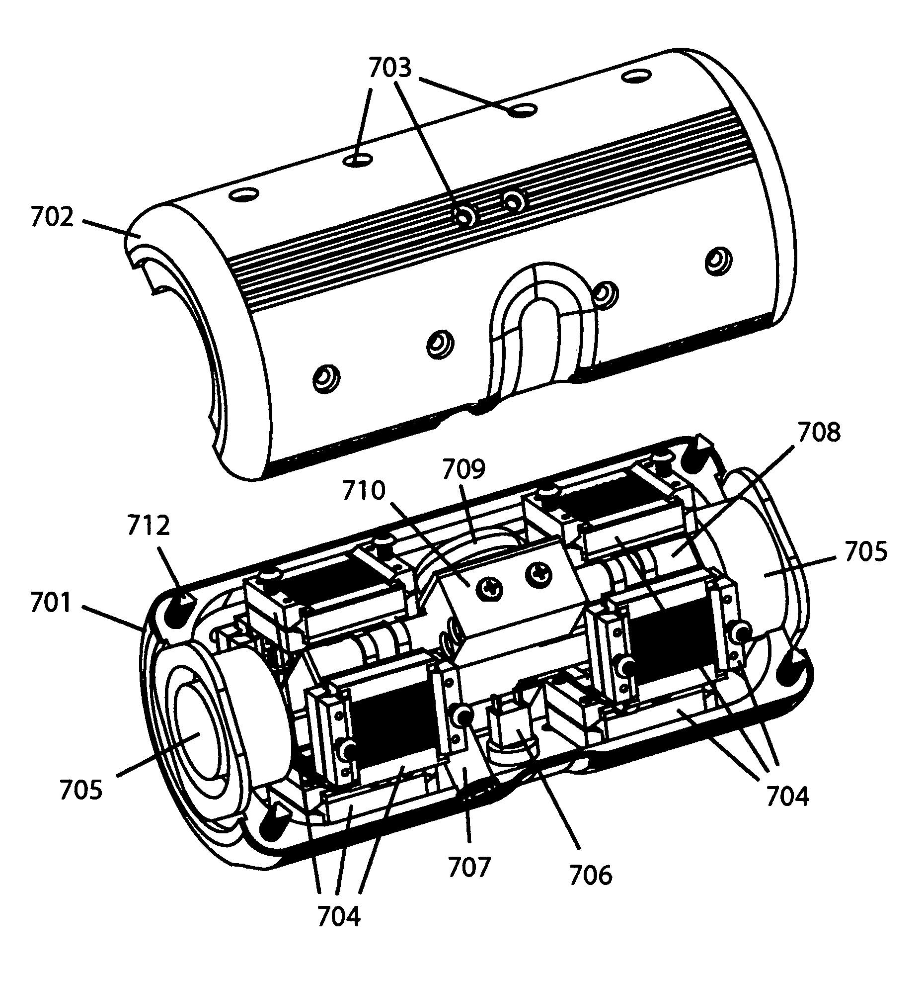 Non-lethal projectile for disorienting adversaries