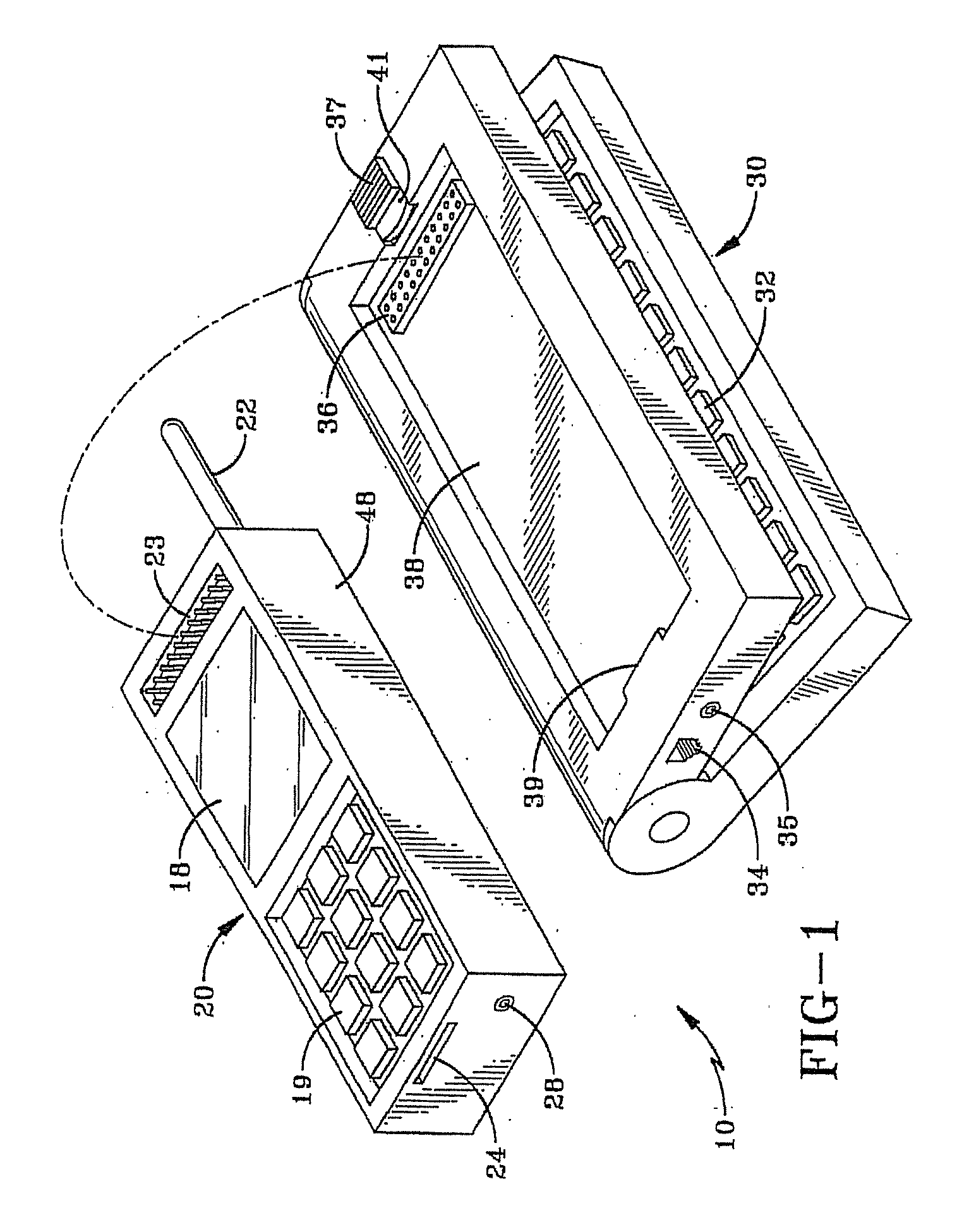 Portable computing, communication and entertainment device with central processor carried in a detachable portable device
