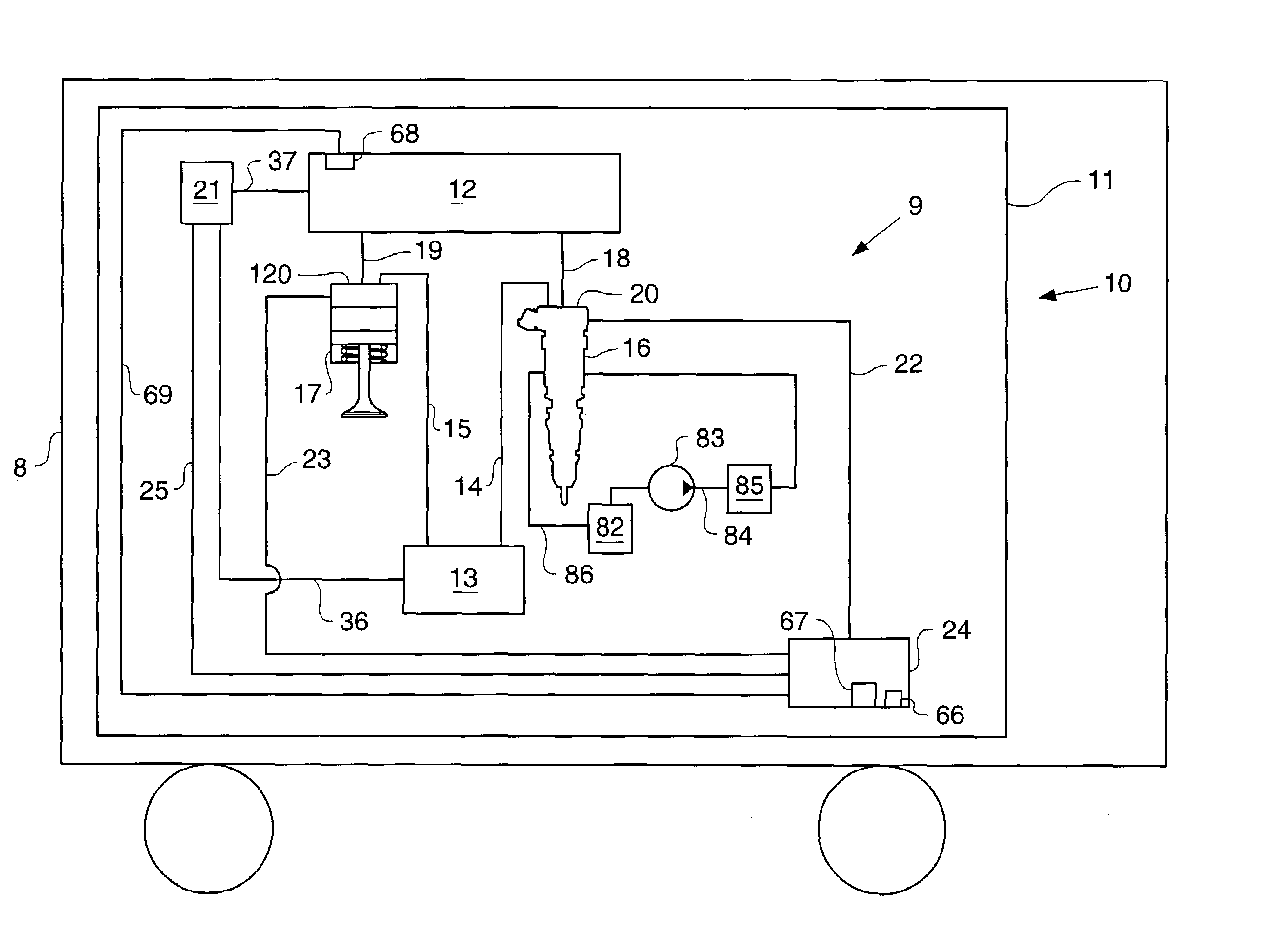 Electrically controlled fluid system with ability to operate at low energy conditions