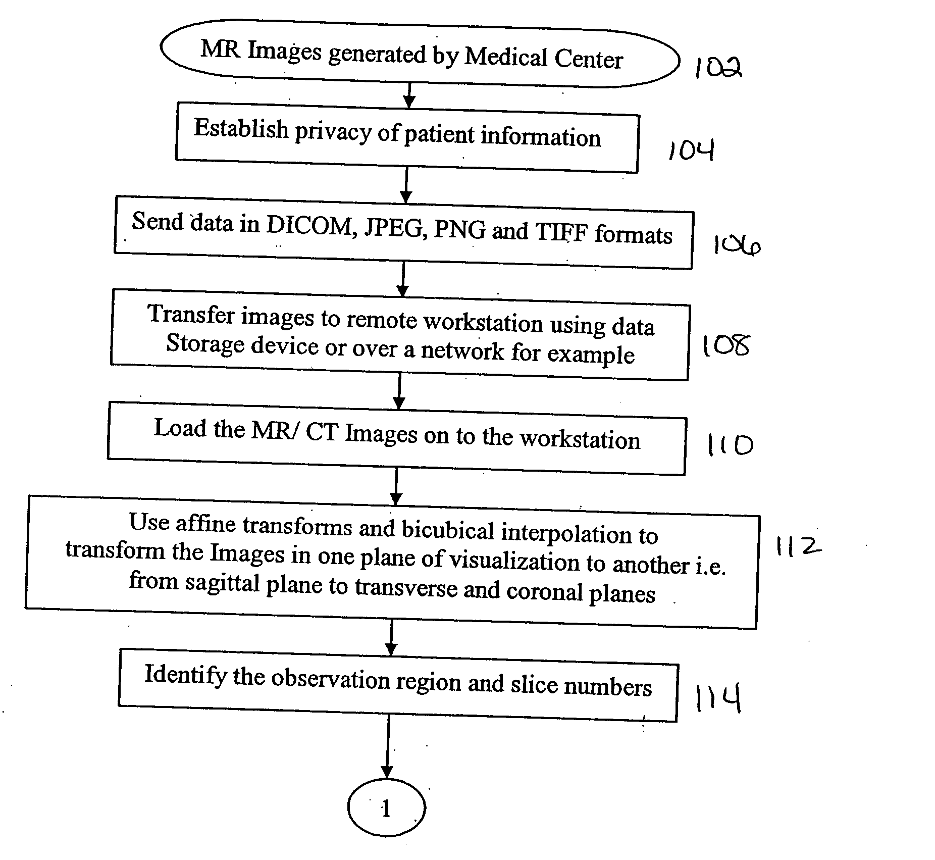 Radiographic imaging display apparatus and method