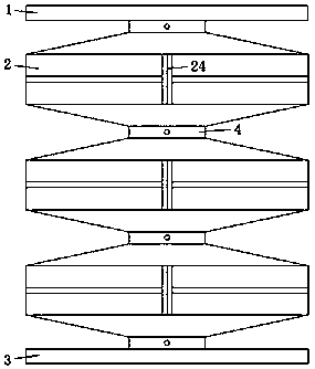 Metal belt type belleville spring with adjustable elastic force