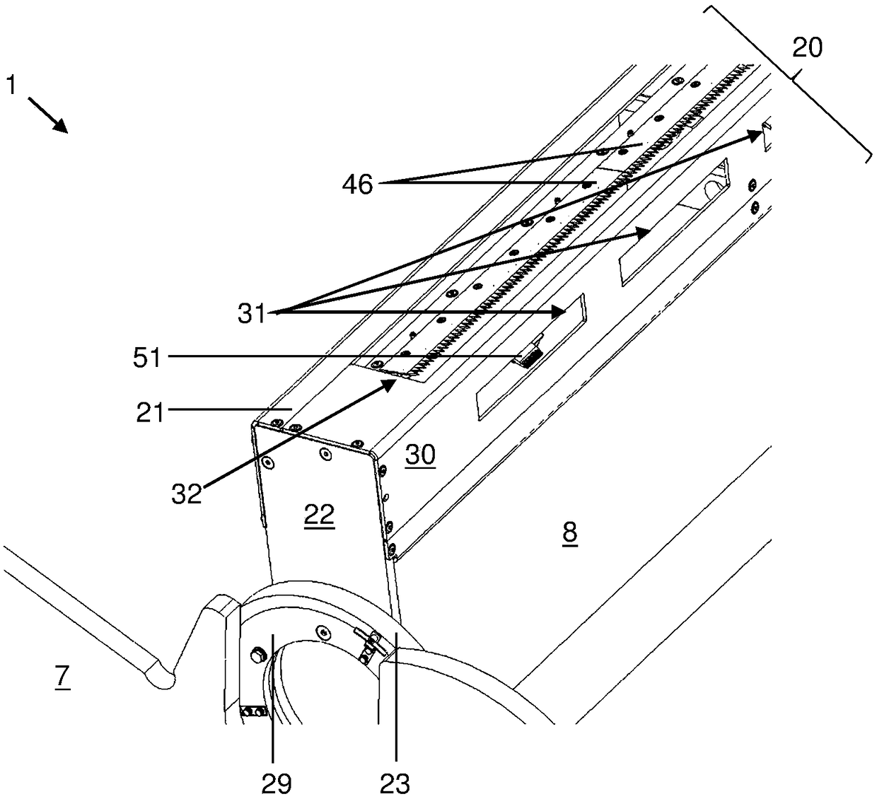 Cutting device for a nonwoven fabric winder and method for same