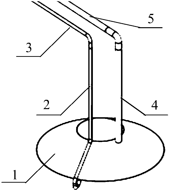 Air supplement device used for settleable fish-culturing net cage