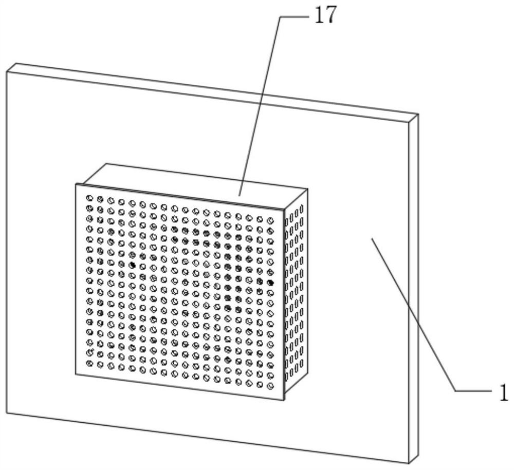 A rapid positioning and installation assembly of a communication terminal device